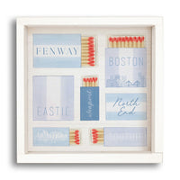 Fenway Boston City Match Box Wall Art