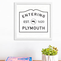 Personalized Entering 12" x 12" Wall Art