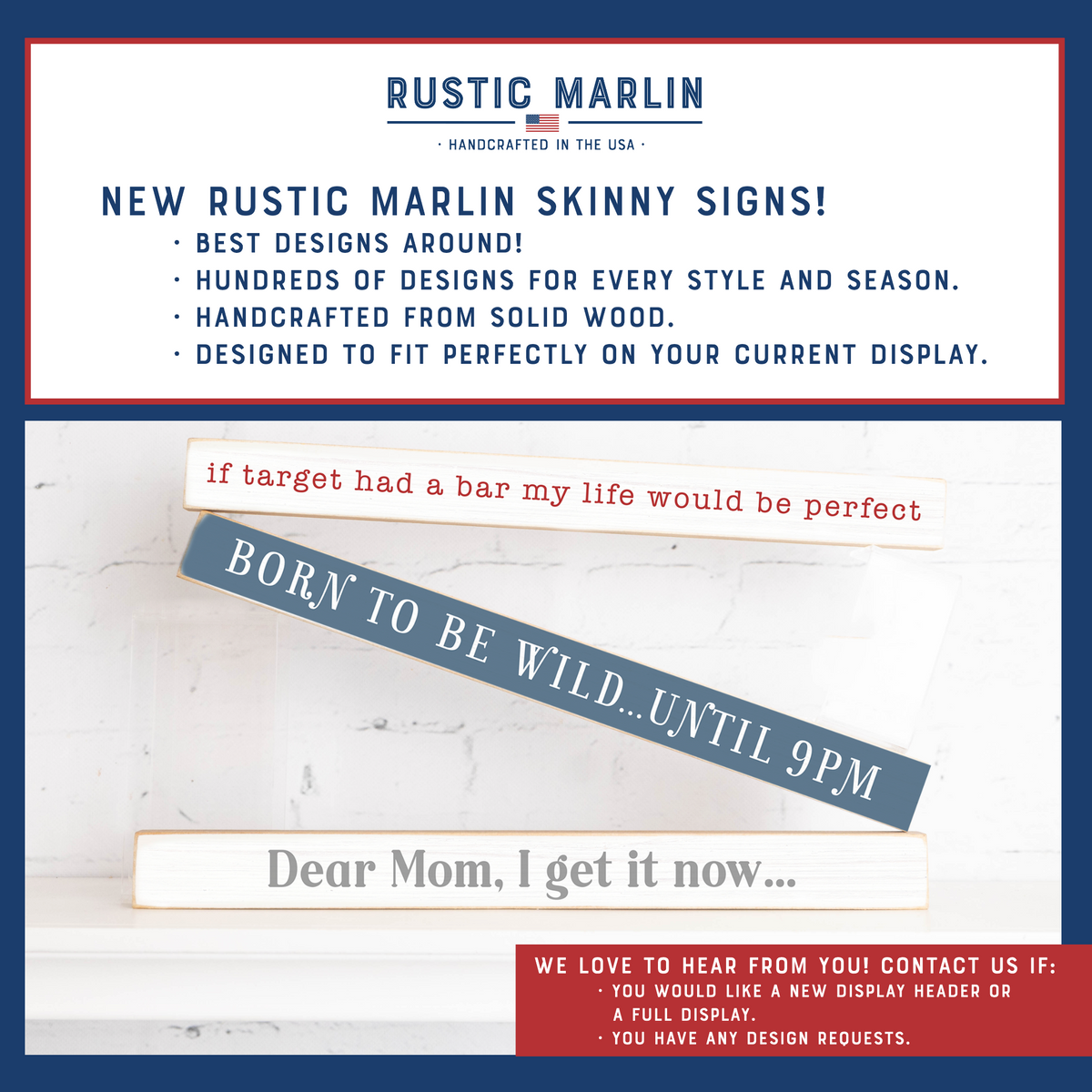 Aunt: Like a mom only cooler Skinny Sign