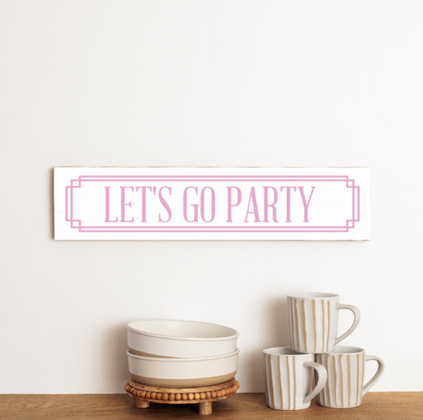 Personalized Pink Gingham Barn Wood Sign