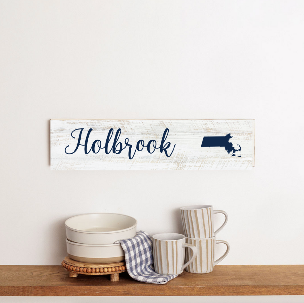 Personalized Your Word & State Barn Wood Sign