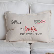 Load image into Gallery viewer, Personalized Letter To Santa Lumbar Pillow
