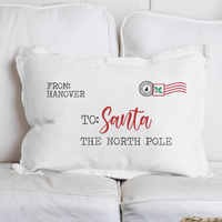 Personalized Letter To Santa Lumbar Pillow