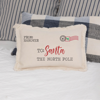 Personalized Letter To Santa Lumbar Pillow