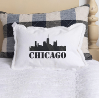 Your City Skyline Lumbar Pillow