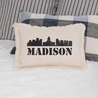 Your City Skyline Lumbar Pillow