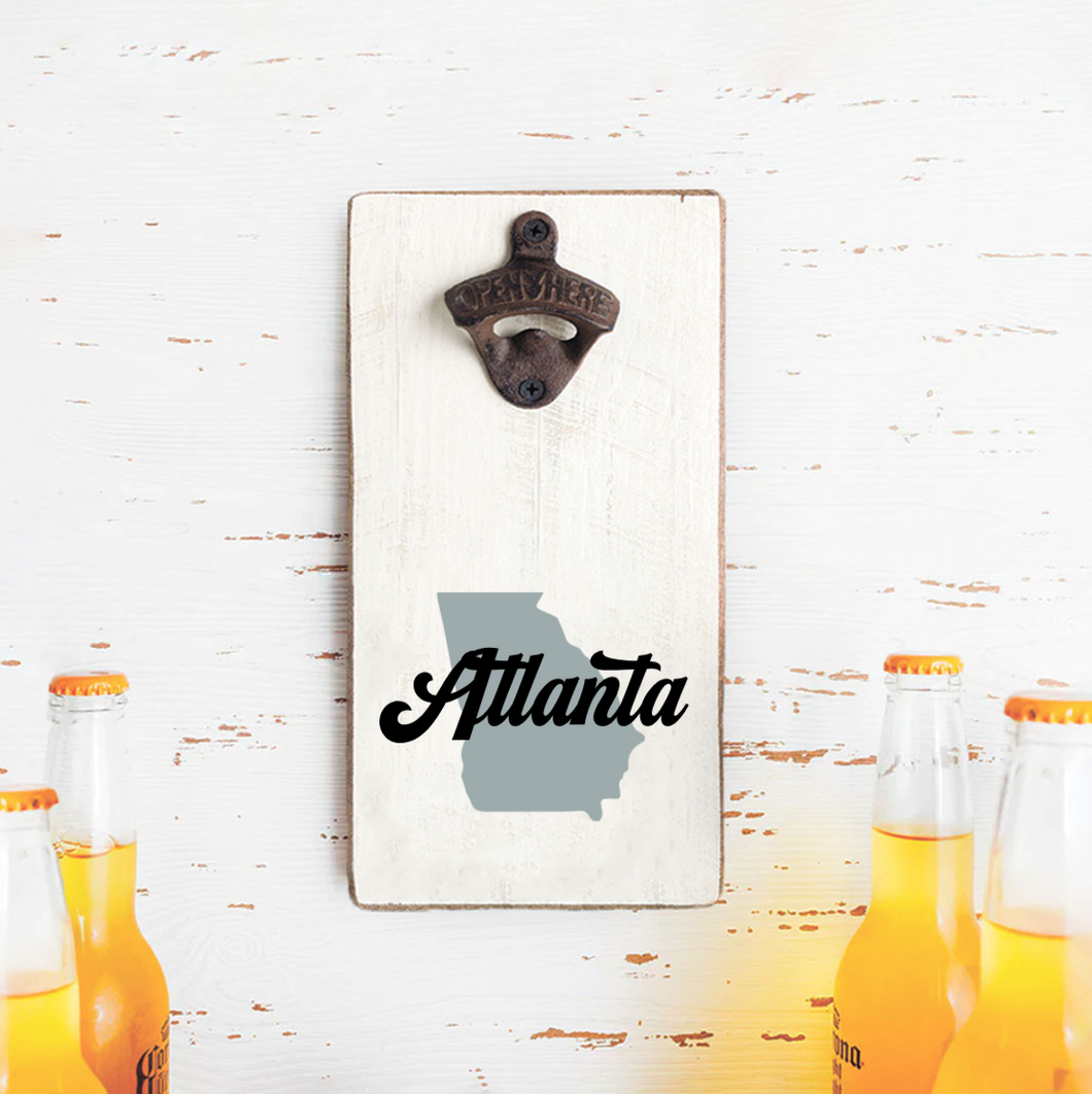 Personalized State Silo Bottle Opener