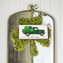 Load image into Gallery viewer, Shamrock Truck Twine Hanging Sign
