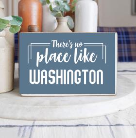 There's No Place Like Personalized XL Block Sign