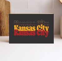 Kansas City Wood Block
