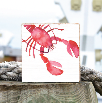 Lobster Wood Block