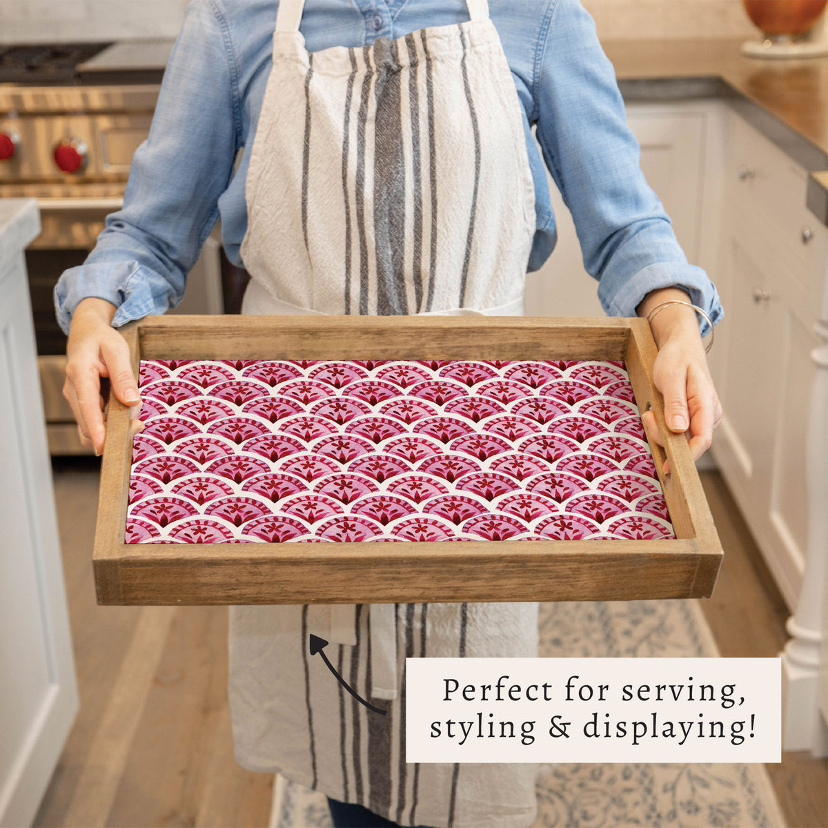 Fan Tiles Serving Tray