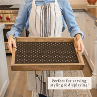 Polka Dot Serving Tray
