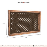 Polka Dot Serving Tray
