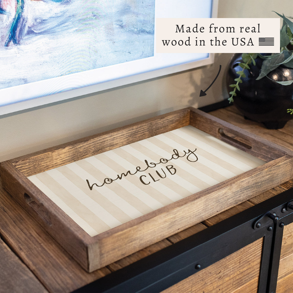 Homebody Club Serving Tray