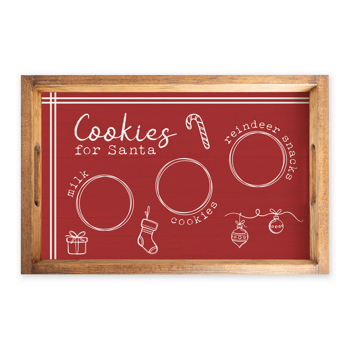 Cookies For Santa Serving Tray