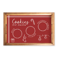 Cookies For Santa Serving Tray