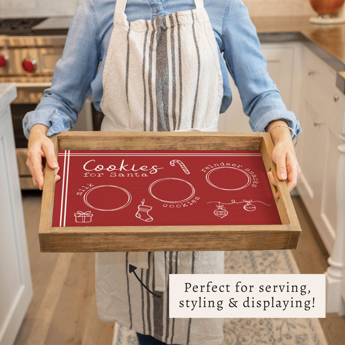 Cookies For Santa Serving Tray