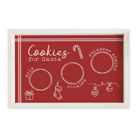 Cookies For Santa Serving Tray