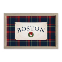 Tartan Banner Personalized Serving Tray