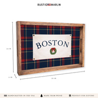 Tartan Banner Personalized Serving Tray
