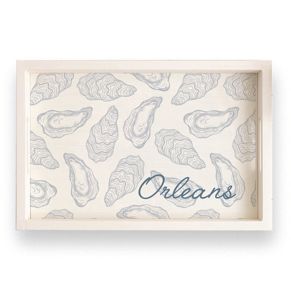 Oysters Personalized Serving Tray
