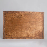 Mr. + Mrs. Personalized Wooden Serving Tray