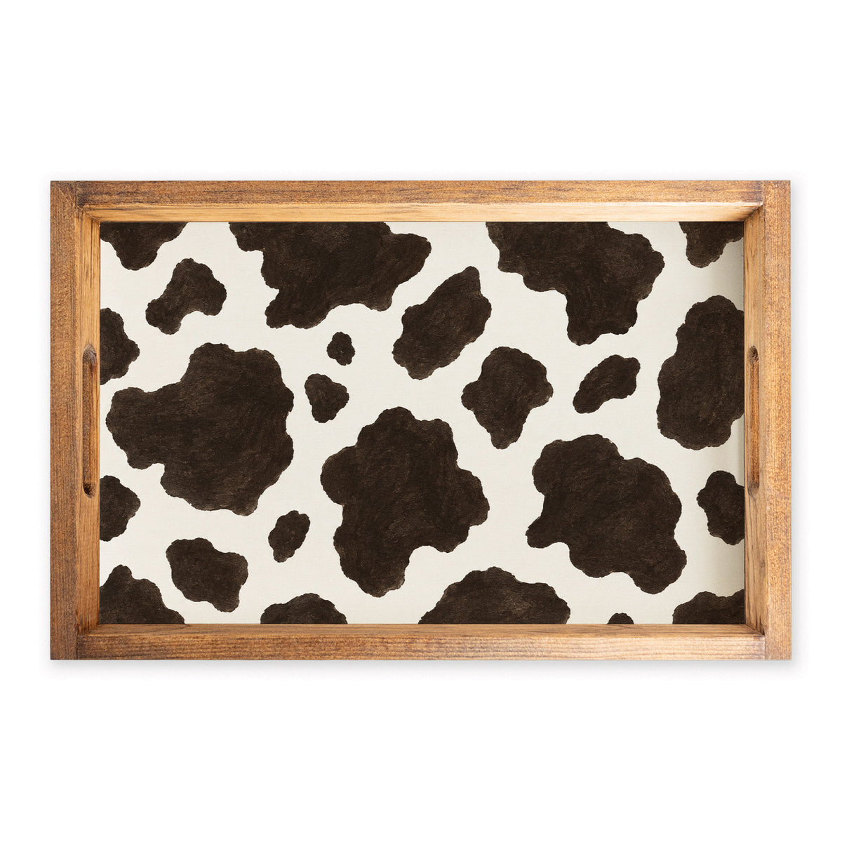 Cow Print Serving Tray