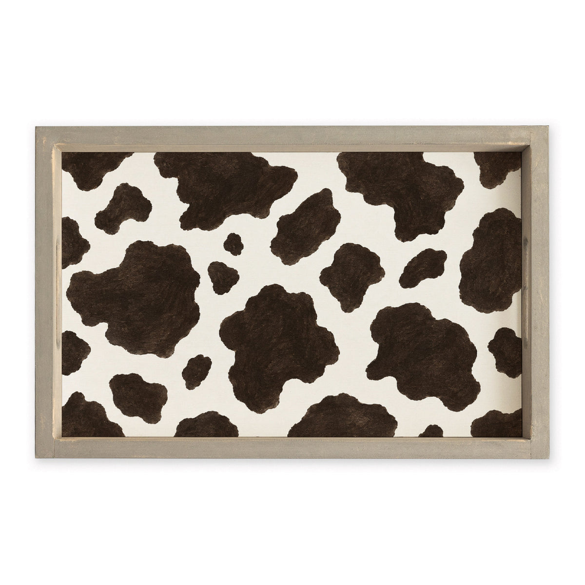 Cow Print Serving Tray