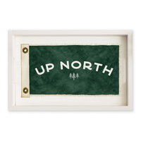 Vintage Flag Trees Personalized Serving Tray
