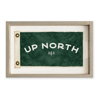 Vintage Flag Trees Personalized Serving Tray