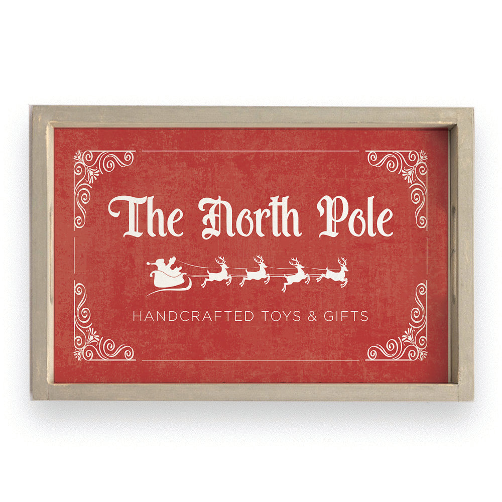 The North Pole Serving Tray