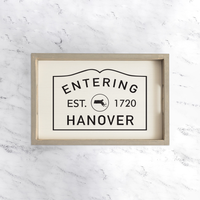 Entering Personalized Serving Tray