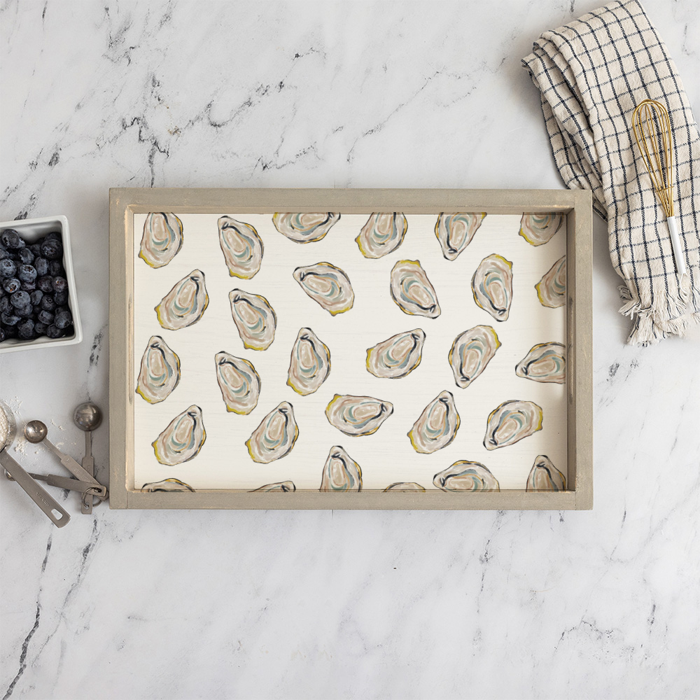 Harbor Oysters Serving Tray