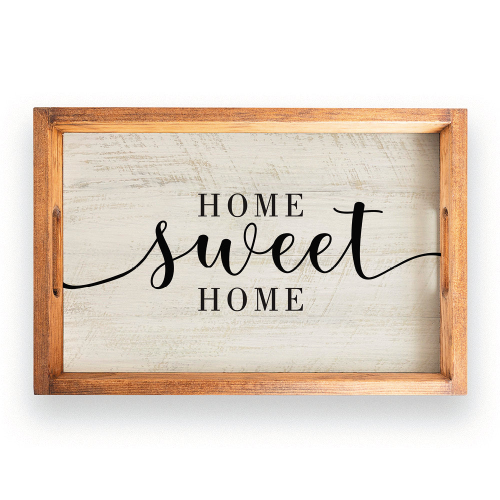 Home Sweet Home Wooden Serving Tray