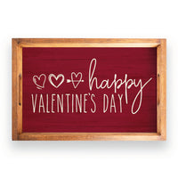 Cupid's Arrow Valentine's Day Wooden Serving Tray