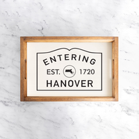 Entering Personalized Serving Tray