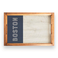 Horizontal Your Word Personalized Wooden Serving Tray