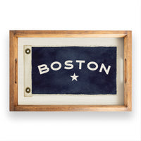 Vintage Flag Star Personalized Tray