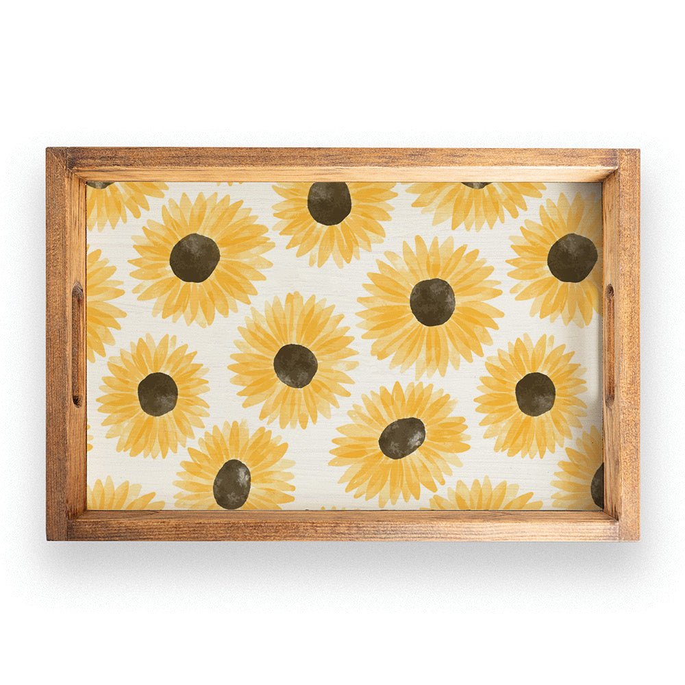 Sunflower Serving Tray
