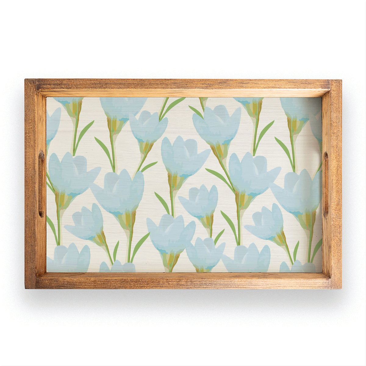 Blue Blossom Serving Tray