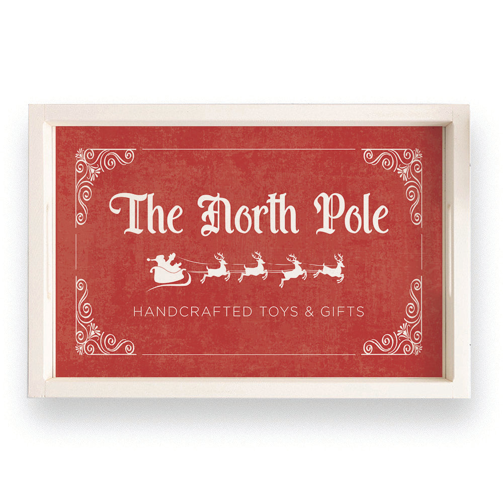 The North Pole Serving Tray