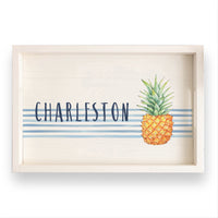 Pineapple Personalized Serving Tray