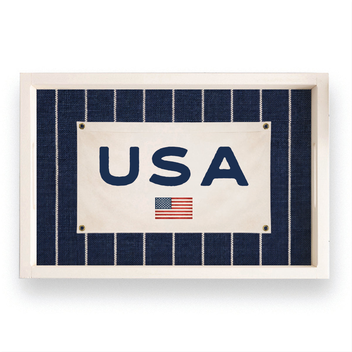 Americana Stripe Serving Tray