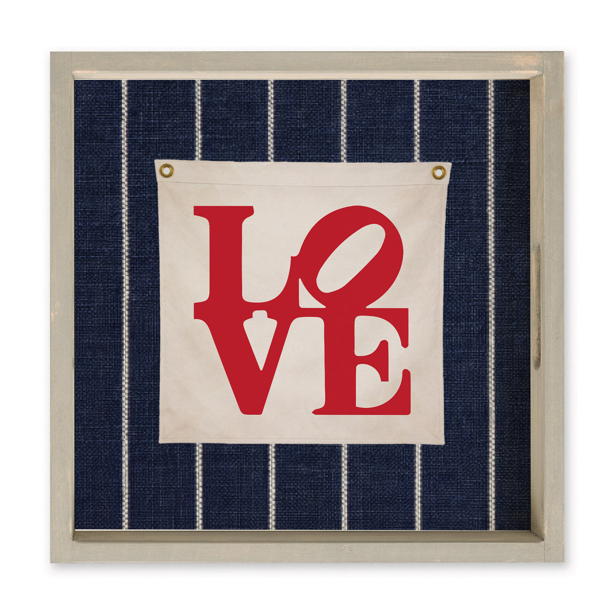 Philadelphia Love Statue Square Tray