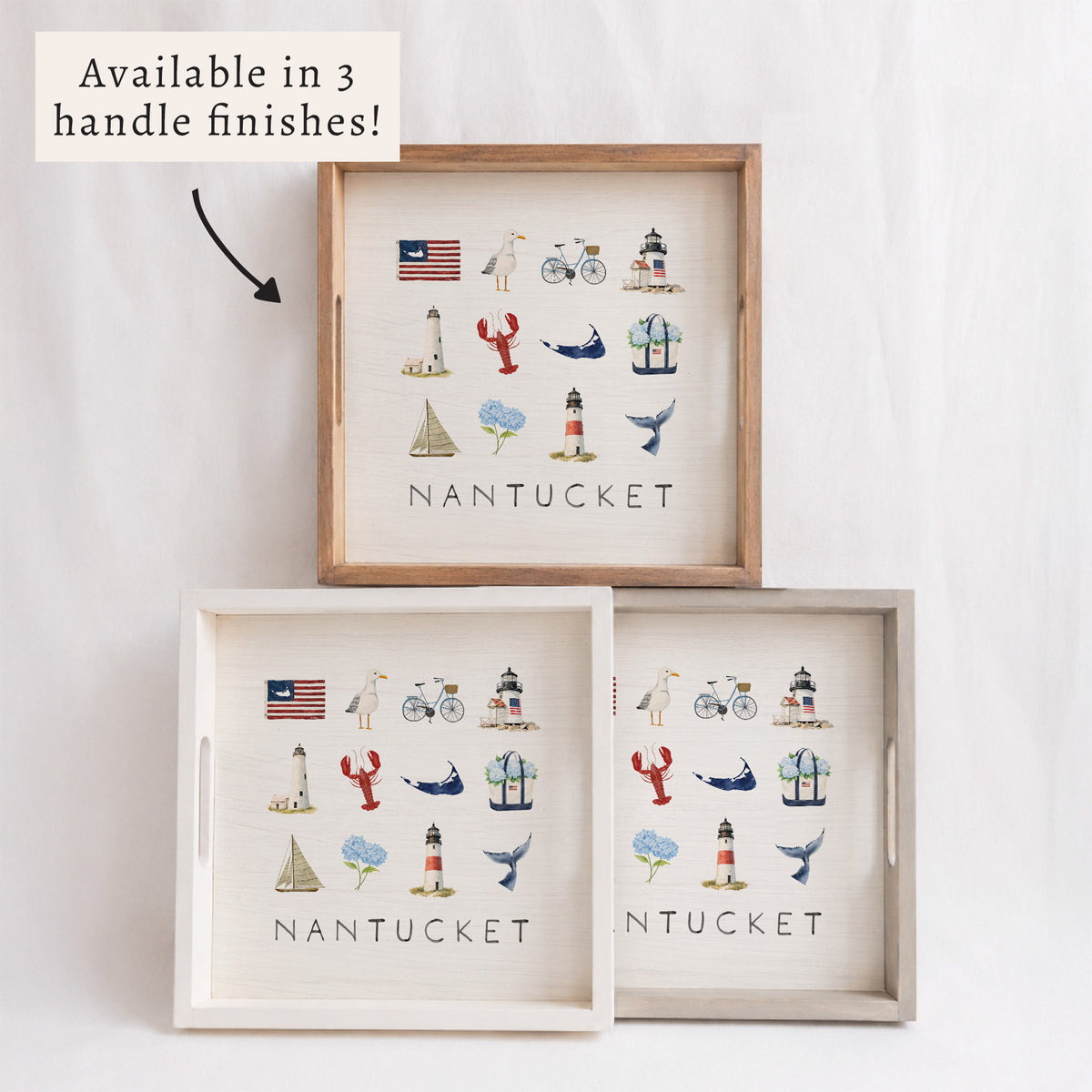 Nantucket Icons Serving Tray