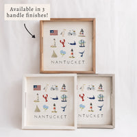 Nantucket Icons Serving Tray