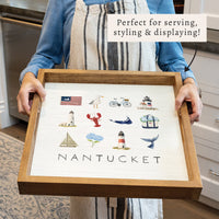 Nantucket Icons Serving Tray