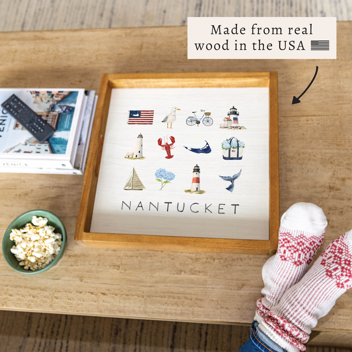 Nantucket Icons Serving Tray