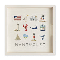 Nantucket Icons Serving Tray